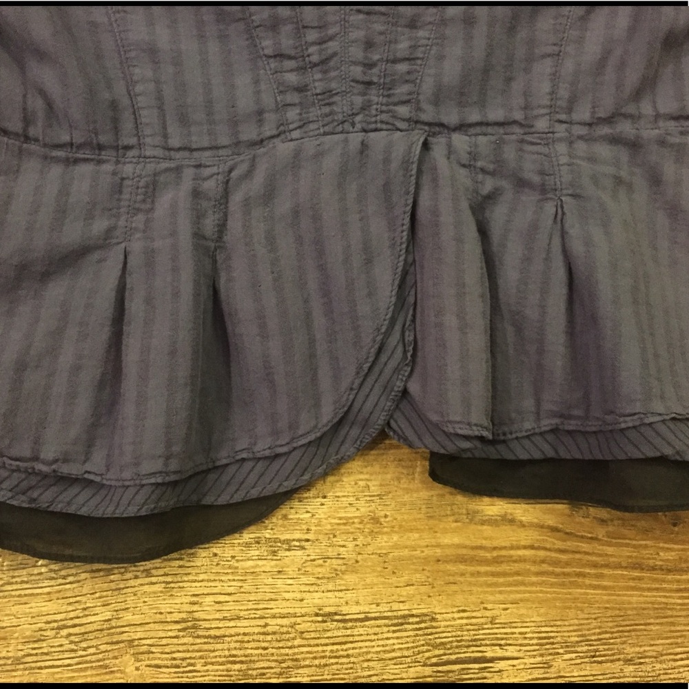 Blue striped top/jacket - Picture 6 of 7